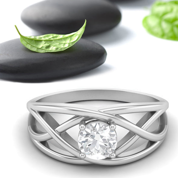Moissanite Ring