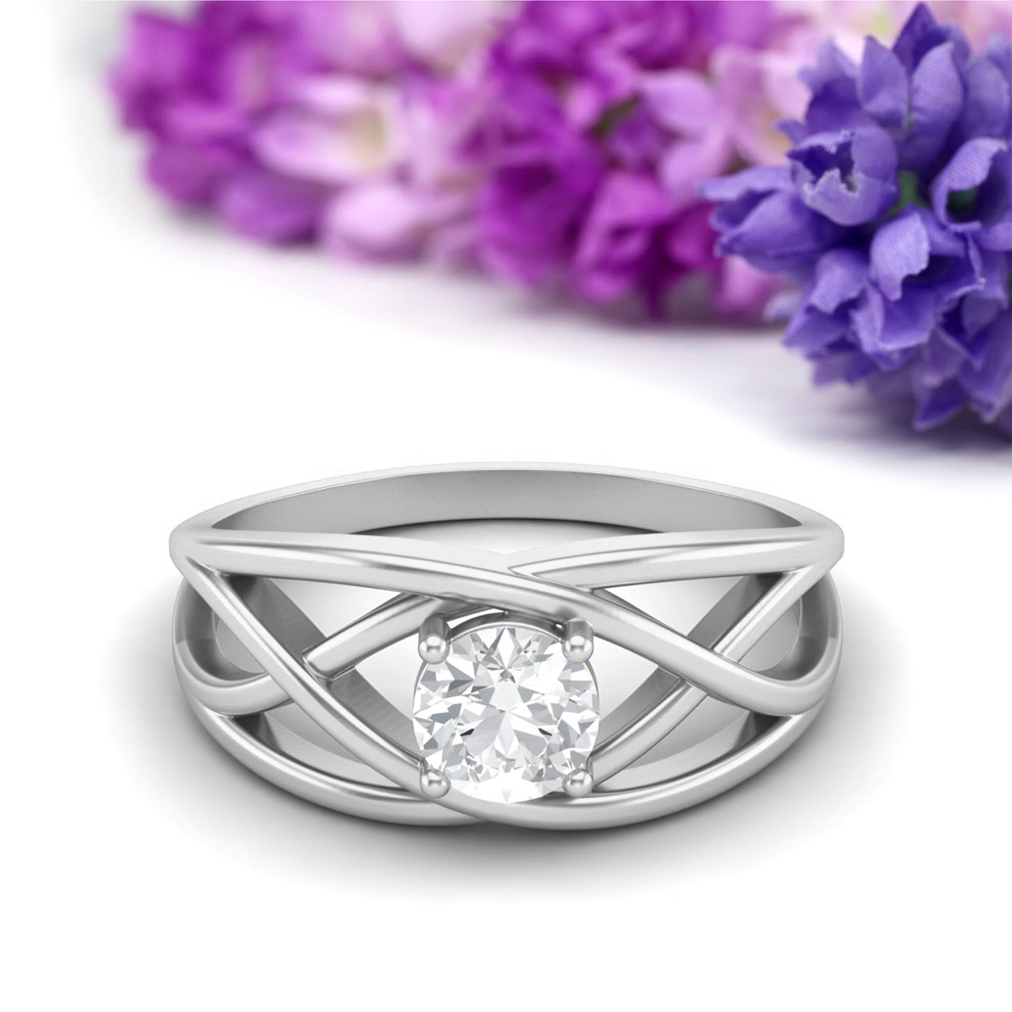 Moissanite Ring
