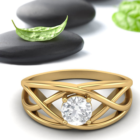 Moissanite Ring