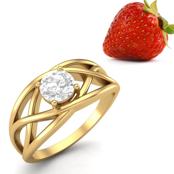 Moissanite Ring