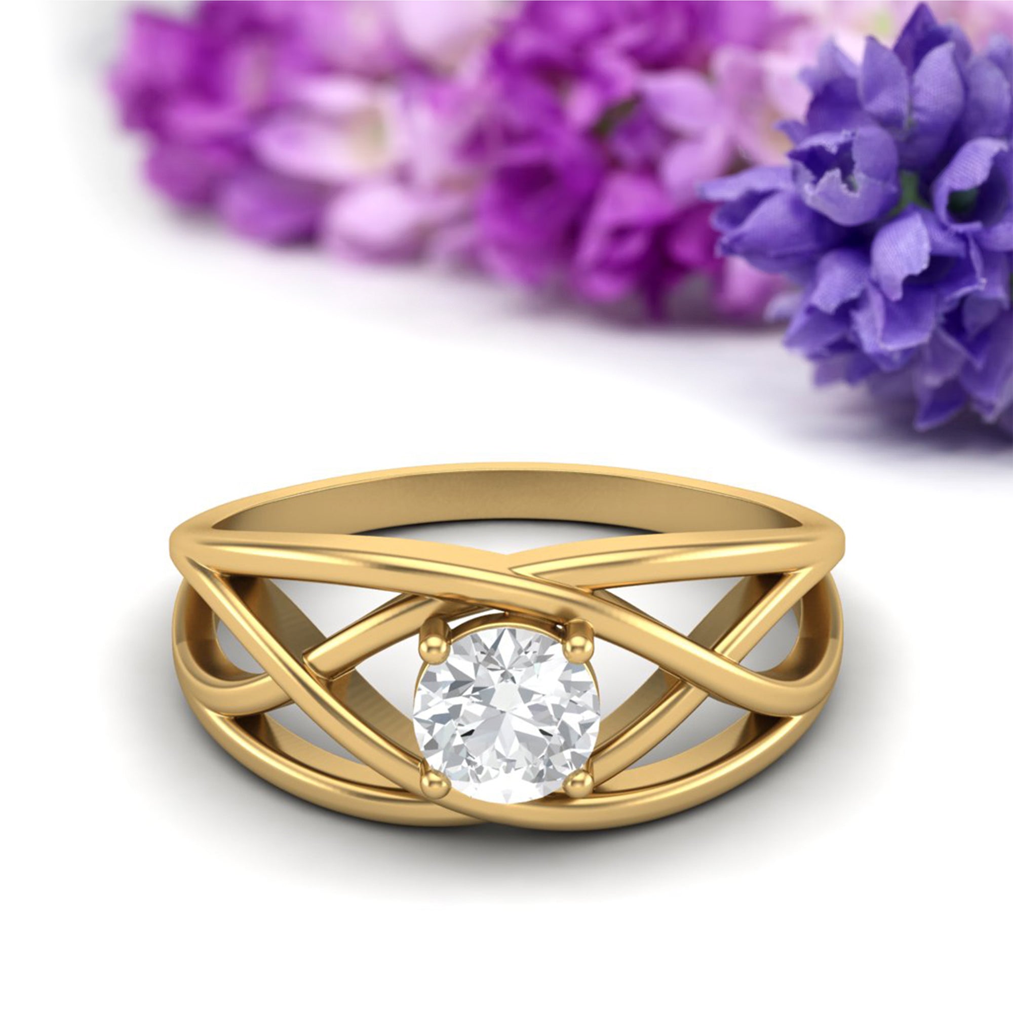Moissanite Ring