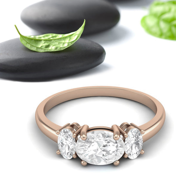 Moissanite Ring