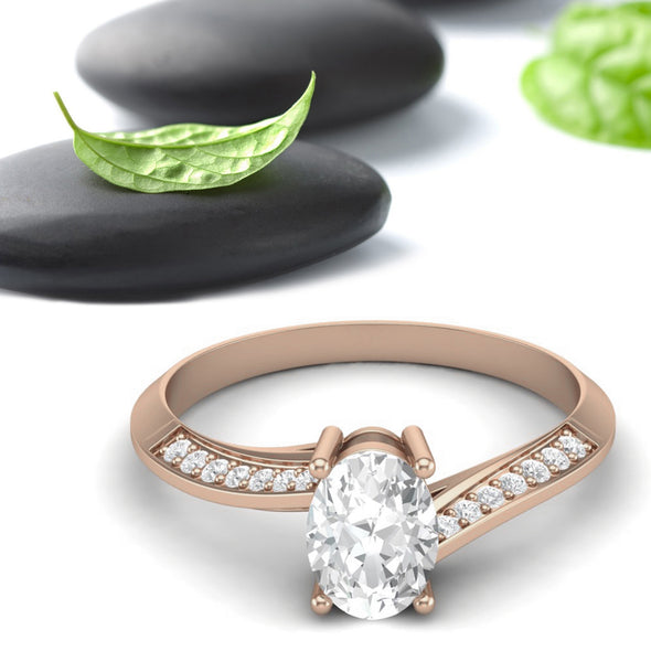 Moissanite Ring