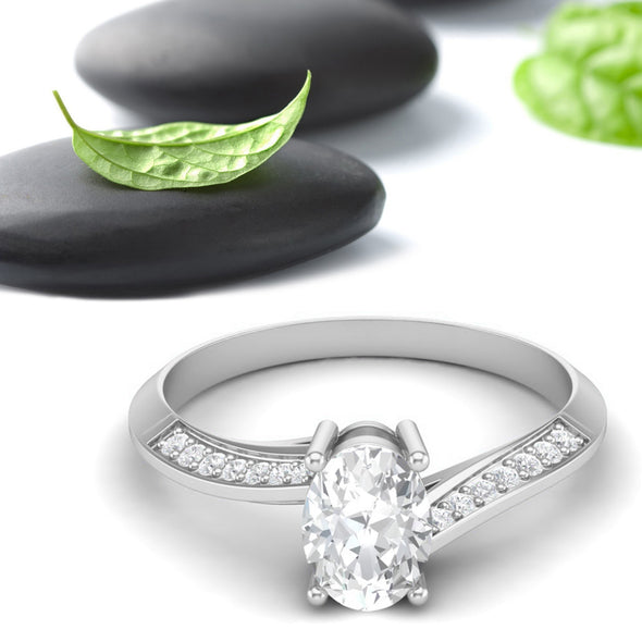 Moissanite Ring