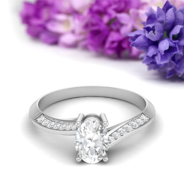 Moissanite Ring
