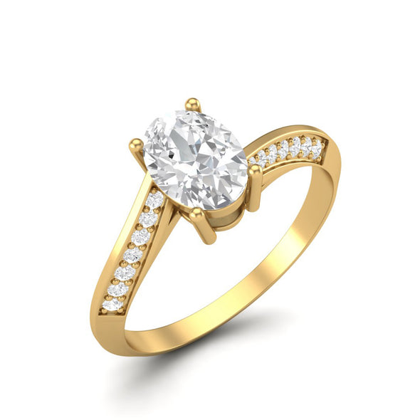 Moissanite Ring
