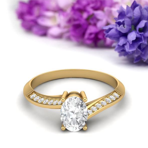 Moissanite Ring