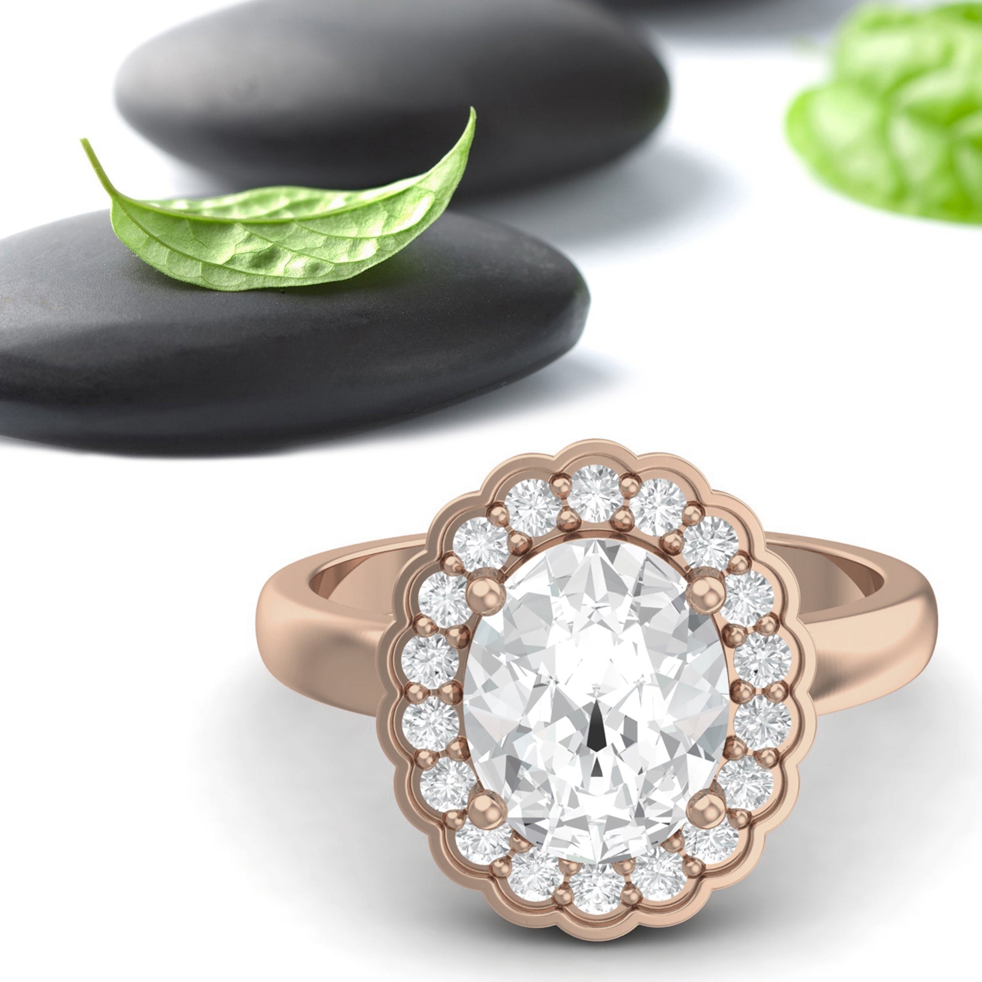 Moissanite Ring