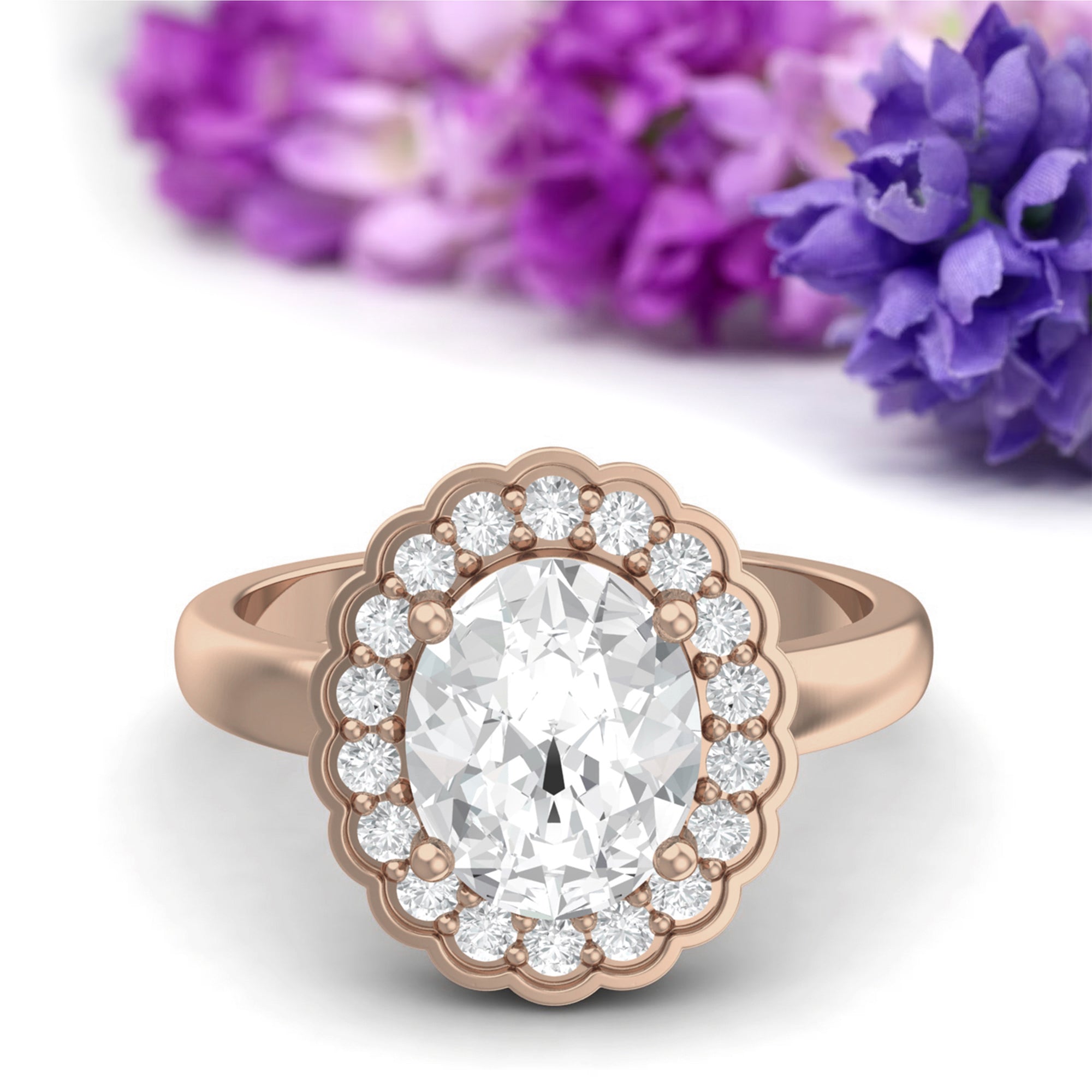 Moissanite Ring