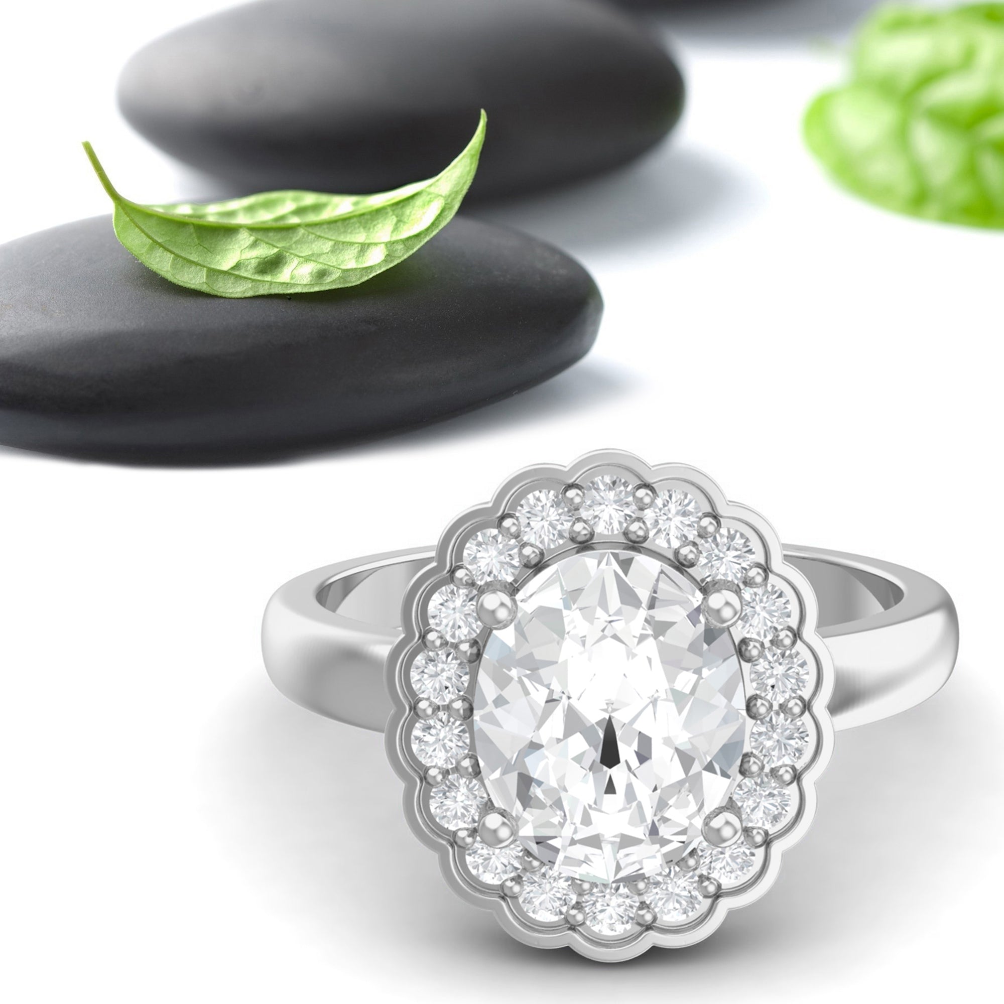 Moissanite Ring
