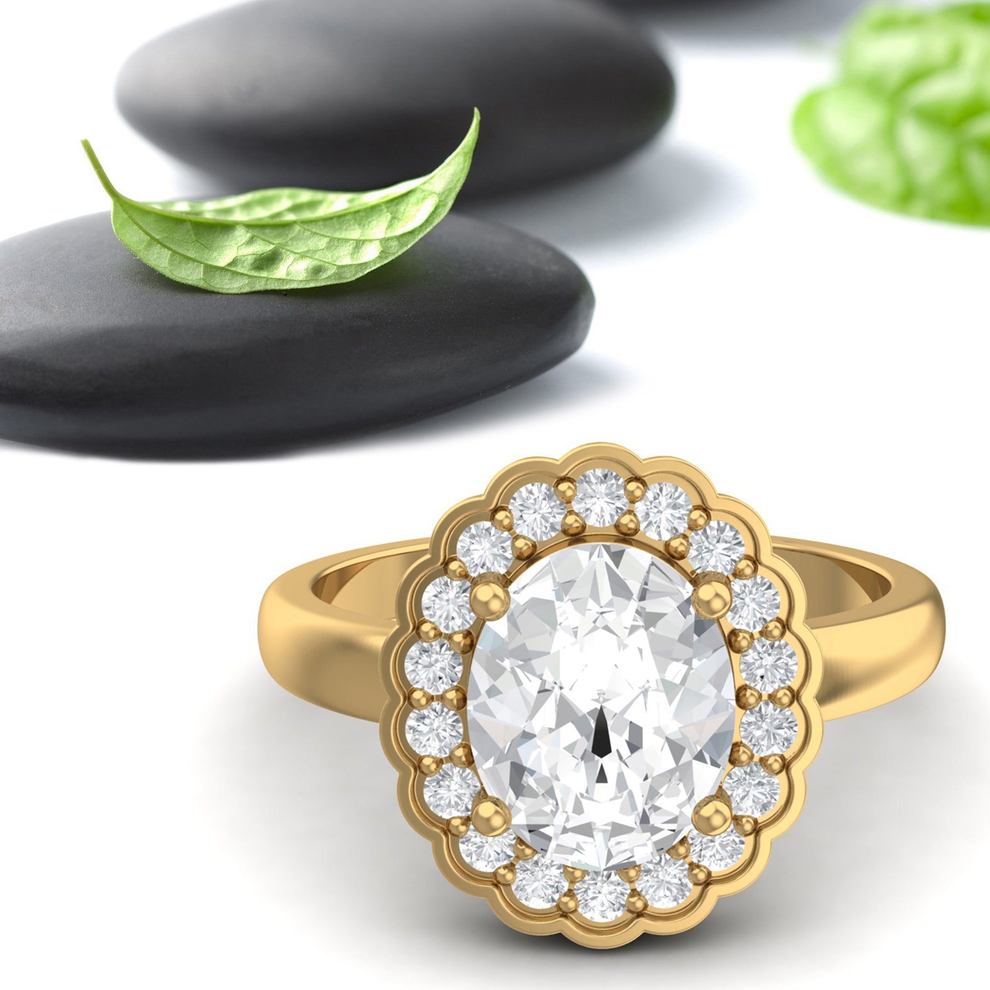 Moissanite Ring