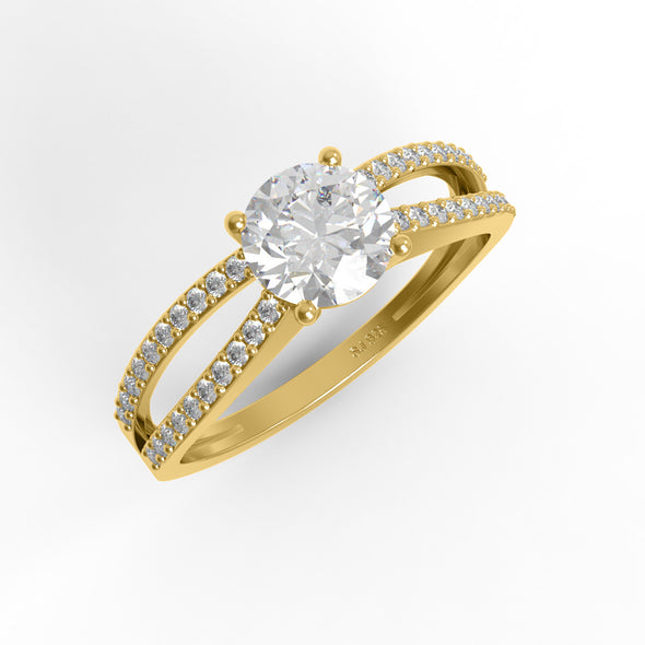 Moissanite Ring