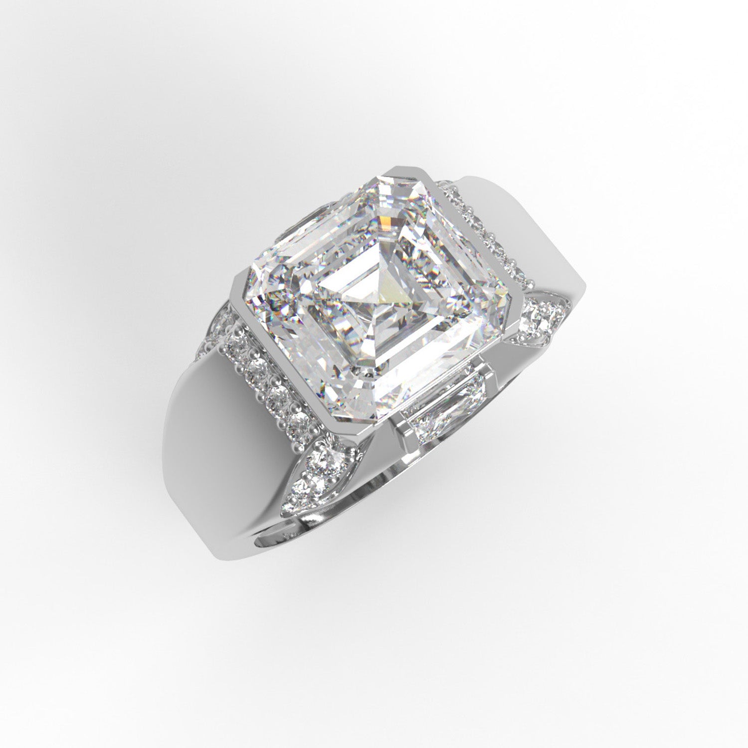 Moissanite Ring