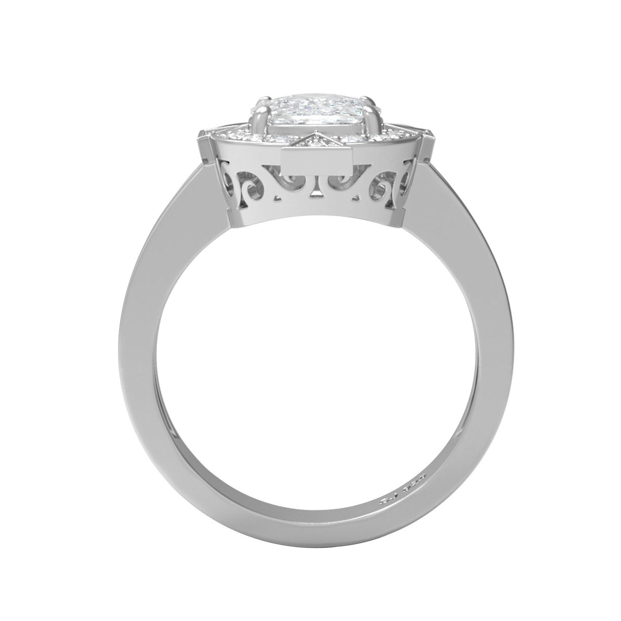 Moissanite Ring