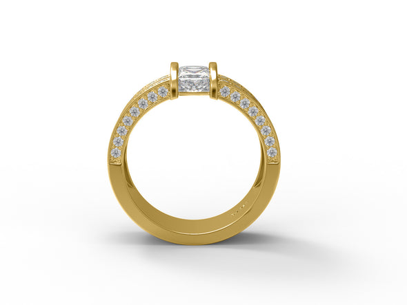 Moissanite Ring