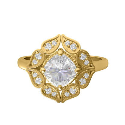 Moissanite Ring