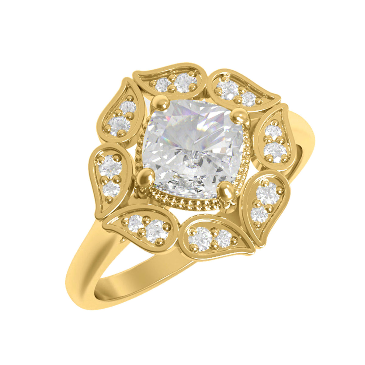 Moissanite Ring