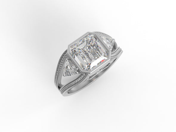 Moissanite Ring