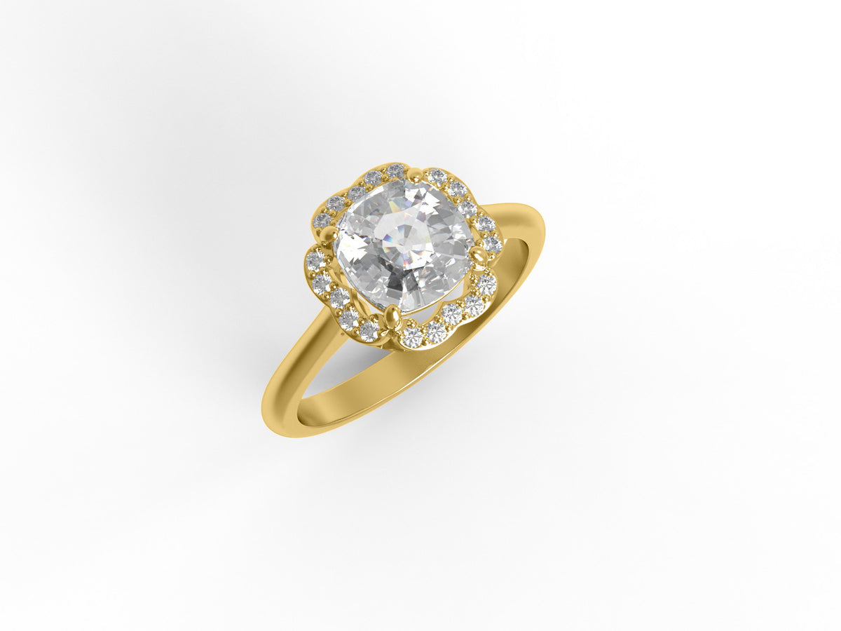 Moissanite Ring