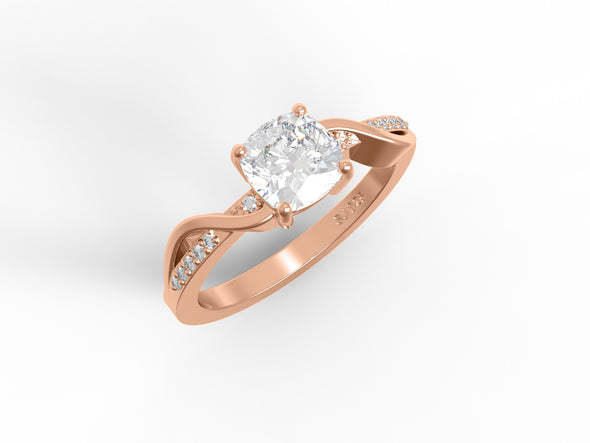 Moissanite Ring