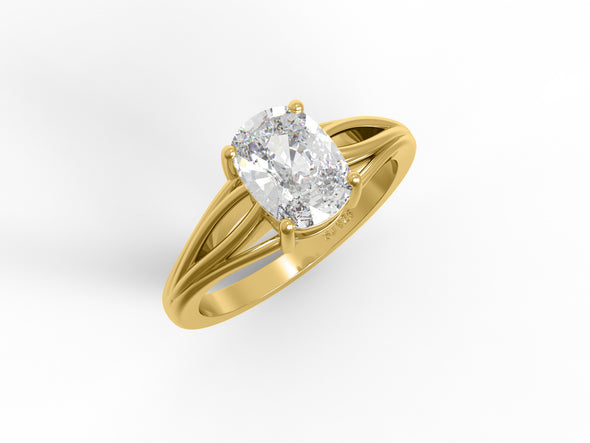 Moissanite Ring