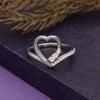 White Cubic Zircon Ring