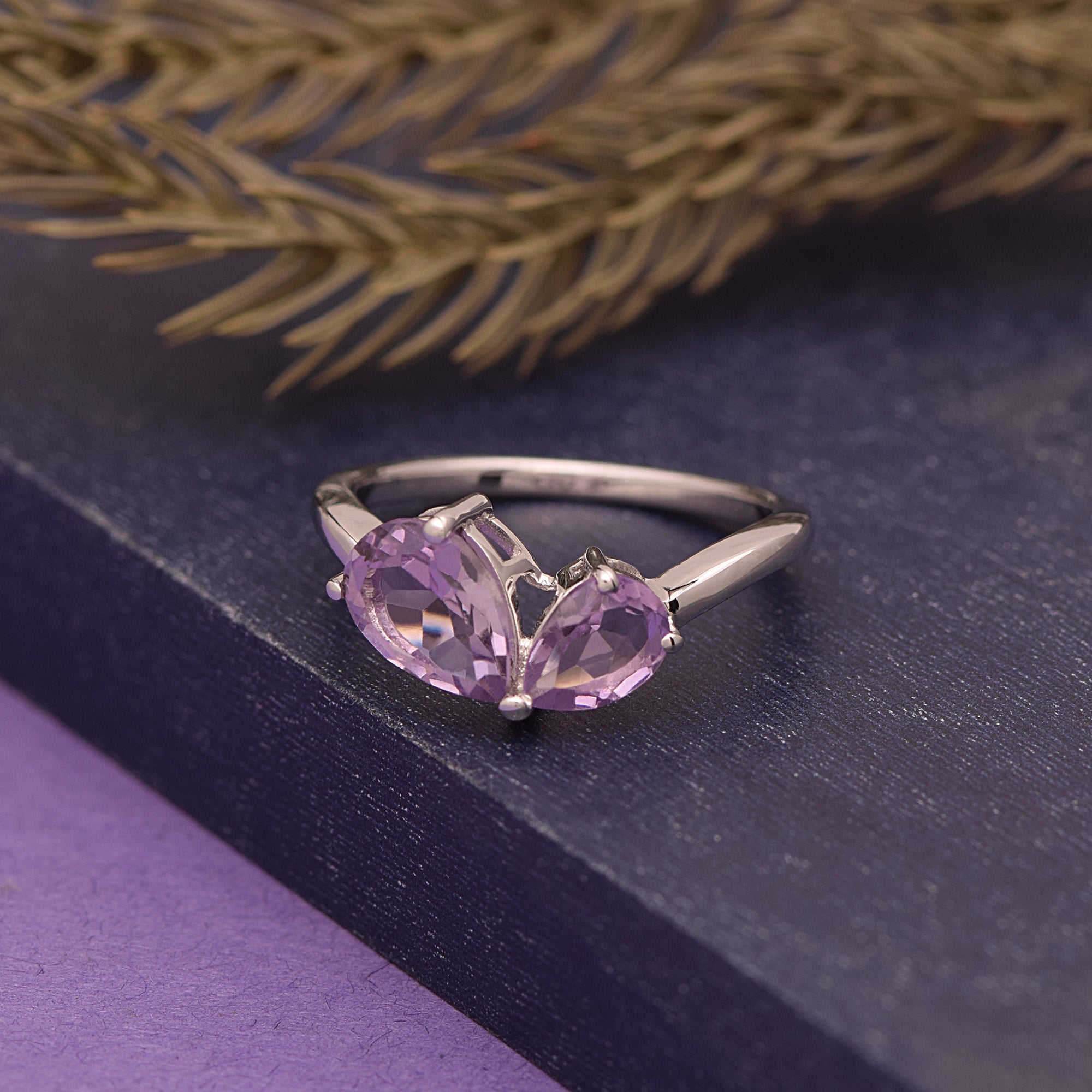 African Amethyst Ring