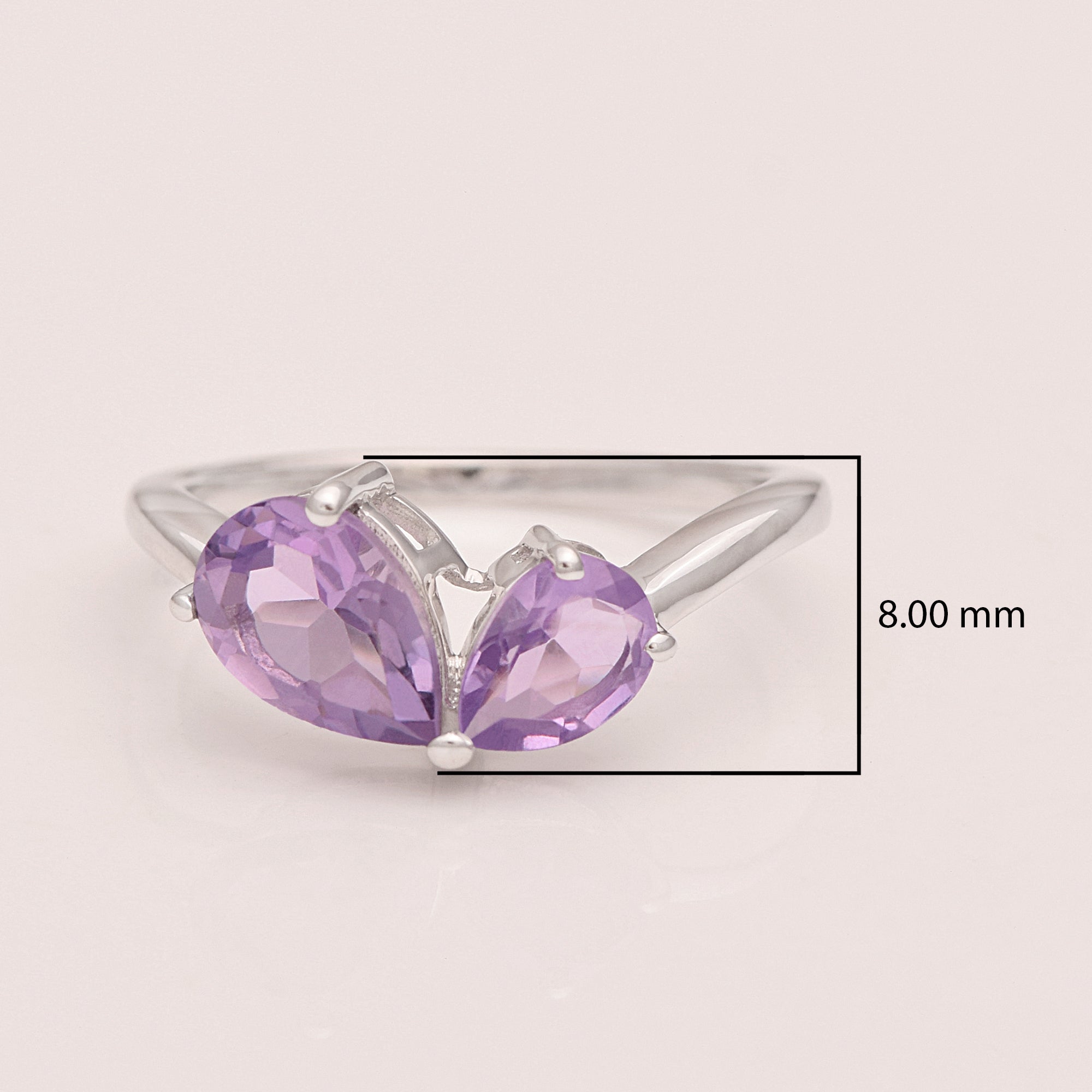 African Amethyst Ring