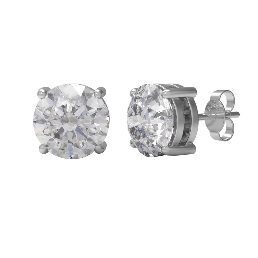Moissanite Timeless Solitaire Jewelry Set - Sterling Silver
