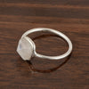 925 Sterling Silver Cushion 6mm Moonstone Gemstone Stackable Band Ring - Kimaya INC