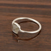 925 Sterling Silver Cushion 8mm Labradorite Gemstone Stackable Band Ring - Kimaya INC