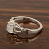 925 Sterling Silver Oval 7x5mm Moonstone Gemstone Stacking Ring - Kimaya INC