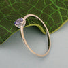 Dainty 925 Sterling Silver Stackable Oval-Shaped Tanzanite Women Ring - Kimaya INC