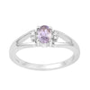 Classic Oval 6X4 MM Tanzanite Solitaire Engagement 925 Sterling Silver Rings for Women - Kimaya INC