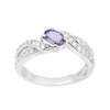 Sterling Silver Genuine Oval Tanzanite 1.20 Ctw Women Cluster Ring - Kimaya INC