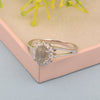 Oval Shape Labradorite 1.5ct. 8X6mm Gemstone 925 Sterling Silver Solitaire Accents Ring - Kimaya INC
