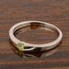 925 Sterling Silver Round 3MM Peridot Women Tiny Stackable Ring - Kimaya INC