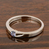 925 Sterling Silver Round 3MM Tanzanite Women Tiny Stackable Ring - Kimaya INC