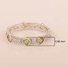 Stackable Square 0.50 Ctw Peridot Women Sterling Silver Ring - Kimaya INC