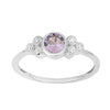 925 Sterling Silver Round 4mm Tanzanite Engagement For Her Ring - Kimaya INC