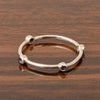 925 Sterling Silver Round 0.20 Ctw Amethyst Stackable Band Women Engagement Ring - Kimaya INC