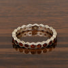Full Eternity 1.20 Ctw Garnet Gemstone Women Stacking Ring - Kimaya INC