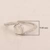 925 Sterling Silver Round 5mm Moonstone Women Wedding Ring - Kimaya INC