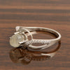 925 Sterling Silver Oval 7X5MM Moonstone Birthstone Rings - Kimaya INC