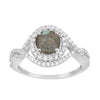 925 Sterling Silver 1.50 Ctw Labradorite Women Wedding Rings - Kimaya INC